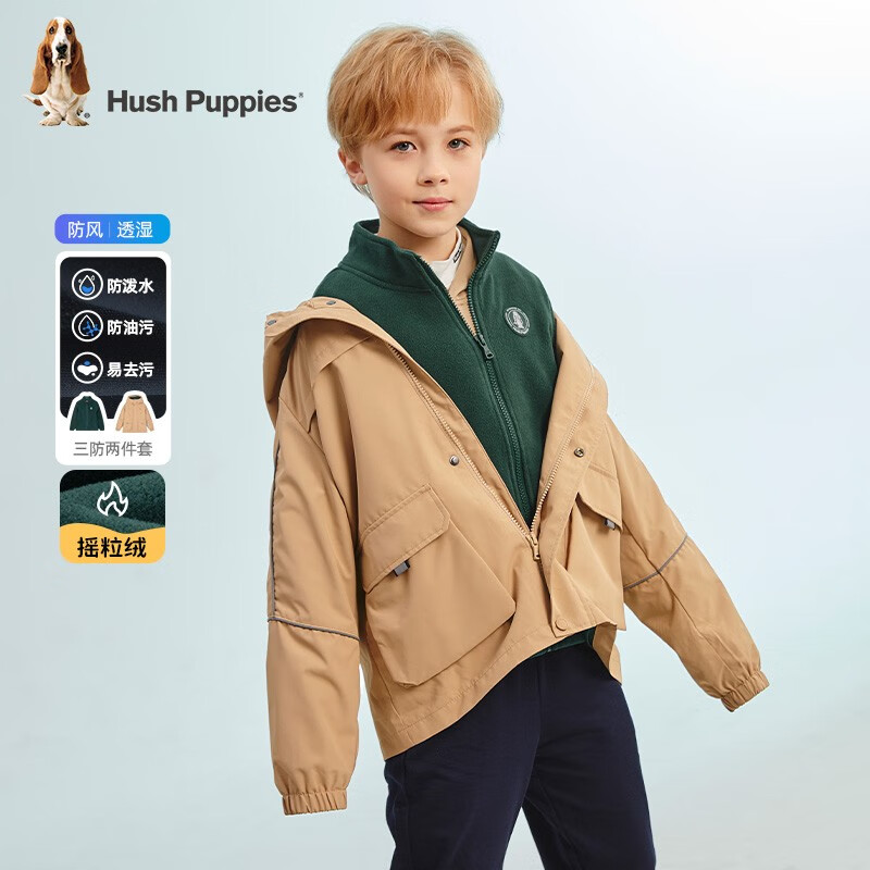 Ͼ��ʿ Hush Puppies ͯװ��ͯ��Ů��ͯ���� ������ 130 cm �ɲ�ж������ ��ů�ٴ� 174Ԫ(����ȯ)