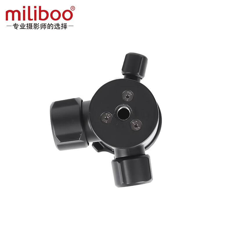 miliboo 米泊MYT801二代液压云台摄影摄像单反独脚架通用摄像机三脚架 MU全景球形云台