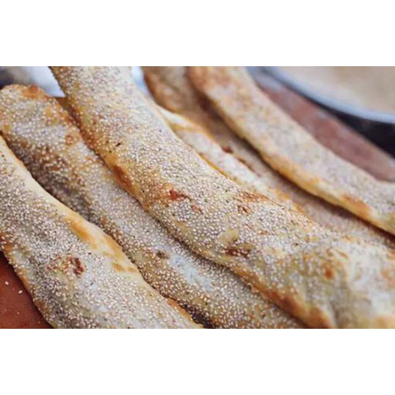 湖北天门土特产锅盔芝麻锅奎早点锅魁一份6个 原味6个