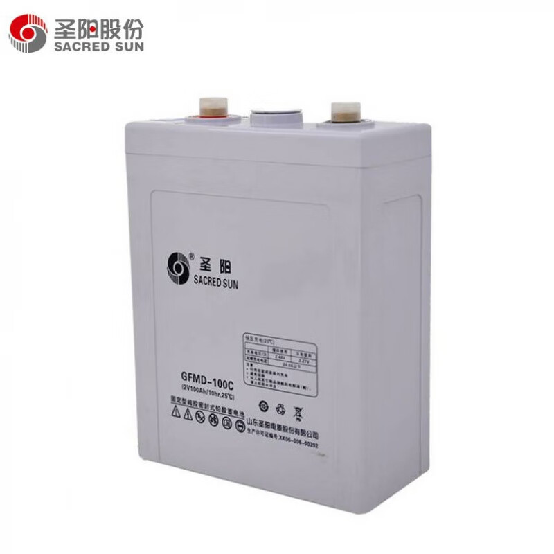 圣阳蓄电池2V100AH GFMD-100C 电力直流屏通信机房UPS电源铅酸蓄电池 GFMD-100C