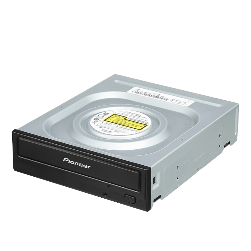 Pioneer 先锋 24倍速 SATA接口内置DVD刻录机 台式机光驱 黑色/支持windows XP/7/8/10系统/S21WBK