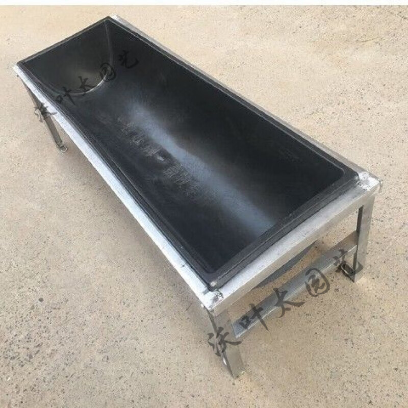 旭杉斯槽食槽大号带支架饮水喂料牛槽喝水塑料槽养殖设备养牛用品 1.