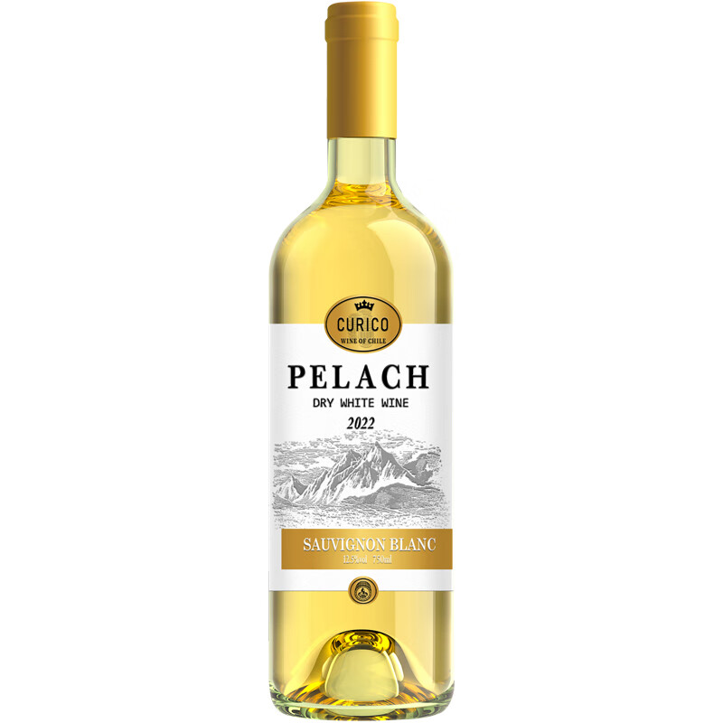 柏拉芝智利原瓶进口长相思Sauvignon Blanc干白葡萄酒单支装