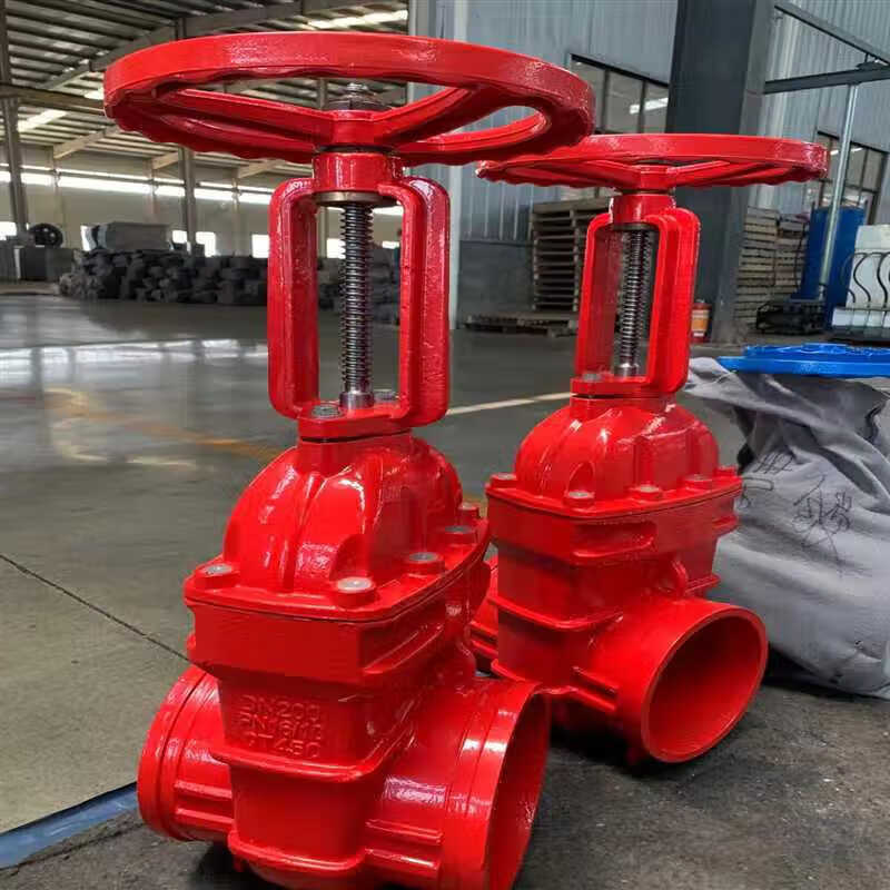 z81t沟槽硬密封铜芯防护闸阀暗明杆闸阀z85人防卡箍式阀dn100现货