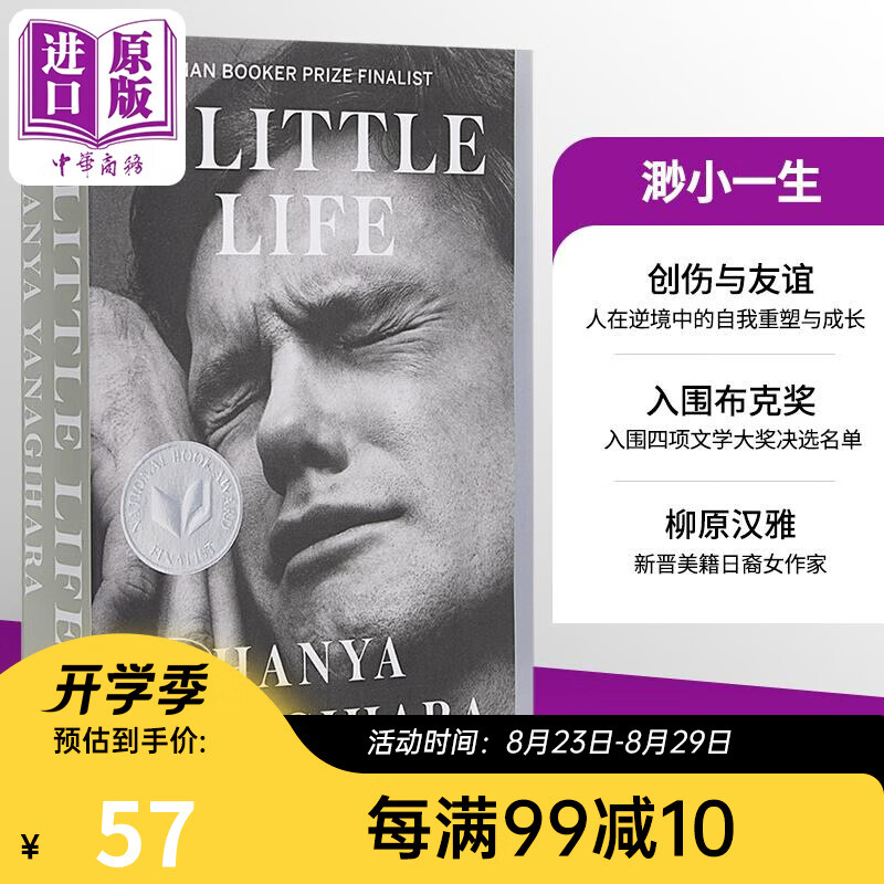 渺小一生 英文原版 A Little Life柳原汉雅 文学小说Hanya Yanagihara