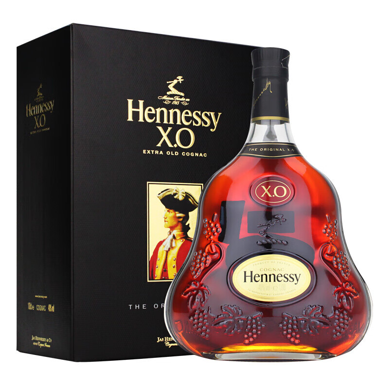 轩尼诗（Hennessy）XO 法国 干邑白兰地 洋酒 1000ml