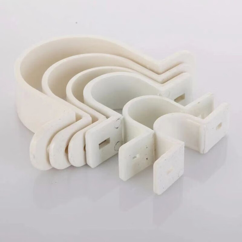 pvc ppr管材配件管卡 双边u型卡子骑马卡线管管箍马鞍 一包价 16mm