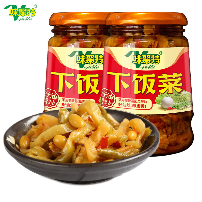 味聚特下飯菜328g瓶裝四川味道榨菜罐裝小咸菜泡菜爽口開味佐餐 328g*1