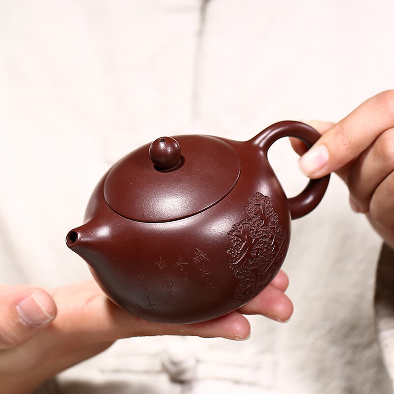 鑫祥势宸西施壶宜兴大师刘思佳纯手工原矿紫朱泥紫砂壶泡茶壶茶具
