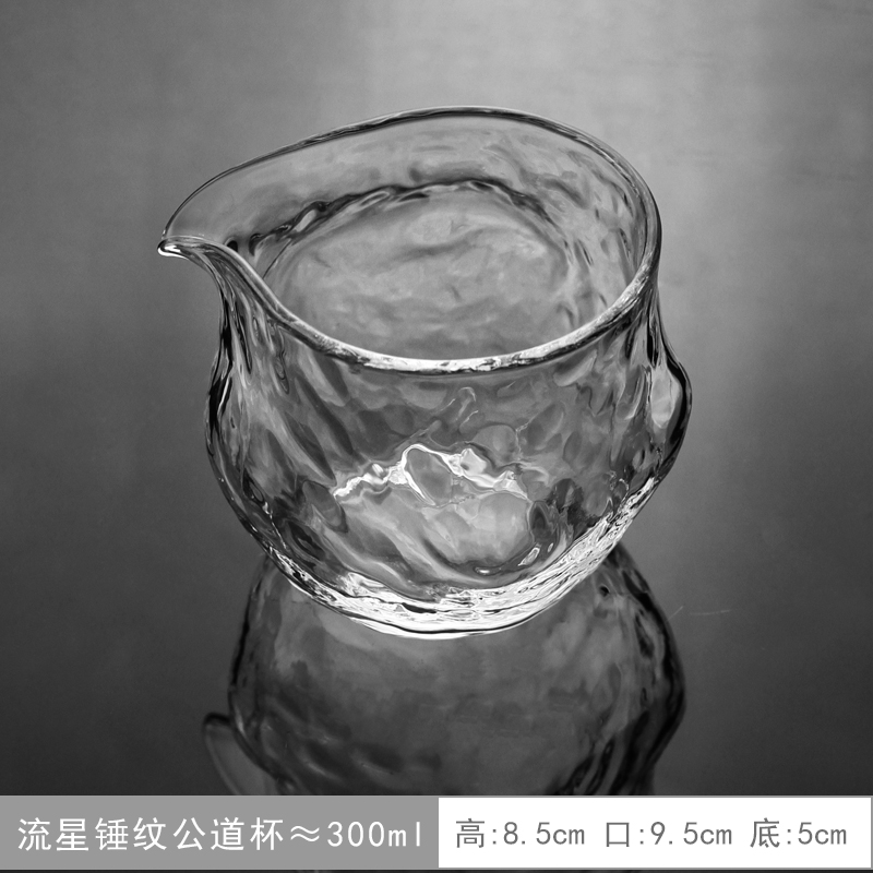 初雪杯 琉璃品茗杯单杯日式迷你个人小茶杯功夫茶茶具单个小号玻璃杯