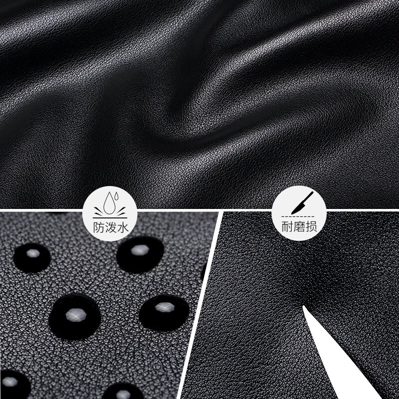 斐格男士手提包商务公文包男真皮斜挎包电脑包轻奢牛皮单肩包大容量 经典黑(14英寸头层牛皮) 14英寸