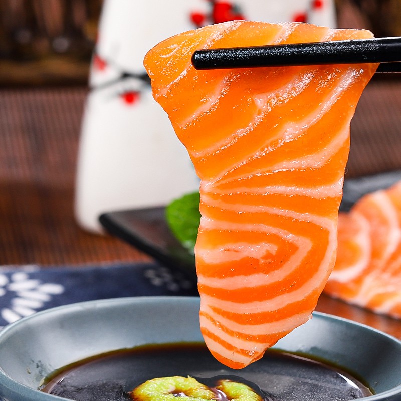 三蟹岛 整条三文鱼 进口新鲜三文鱼大西洋鲑刺身整条海鱼海鲜水产礼盒 整条三文鱼礼盒 14斤