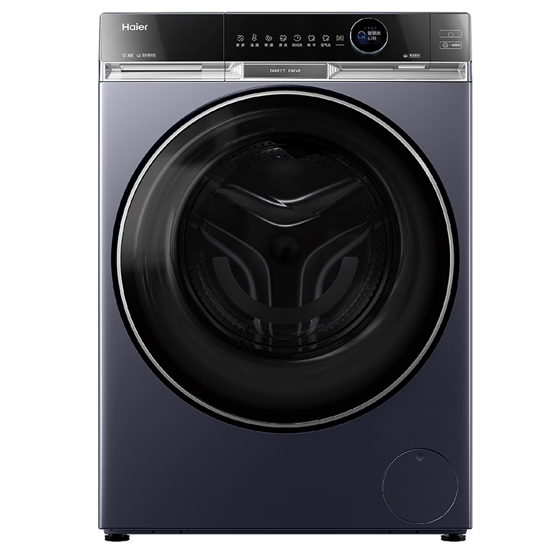 海尔（Haier）【朗境X11系列】10公斤洗烘一体全自动滚筒洗衣机烘干机超薄直驱大容量精华洗家用智投羊毛绿标 直驱精华洗烘+PTC净滤智烘+双智能投放+羊毛绿标