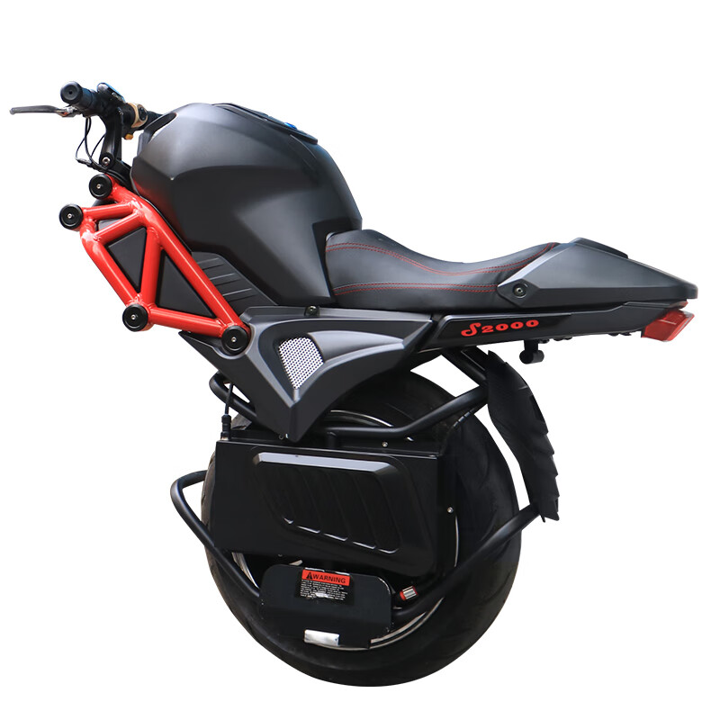 独轮车电动可坐成年智能越野代步独轮摩托车高速体感单轮平衡车 A9黑色 60V