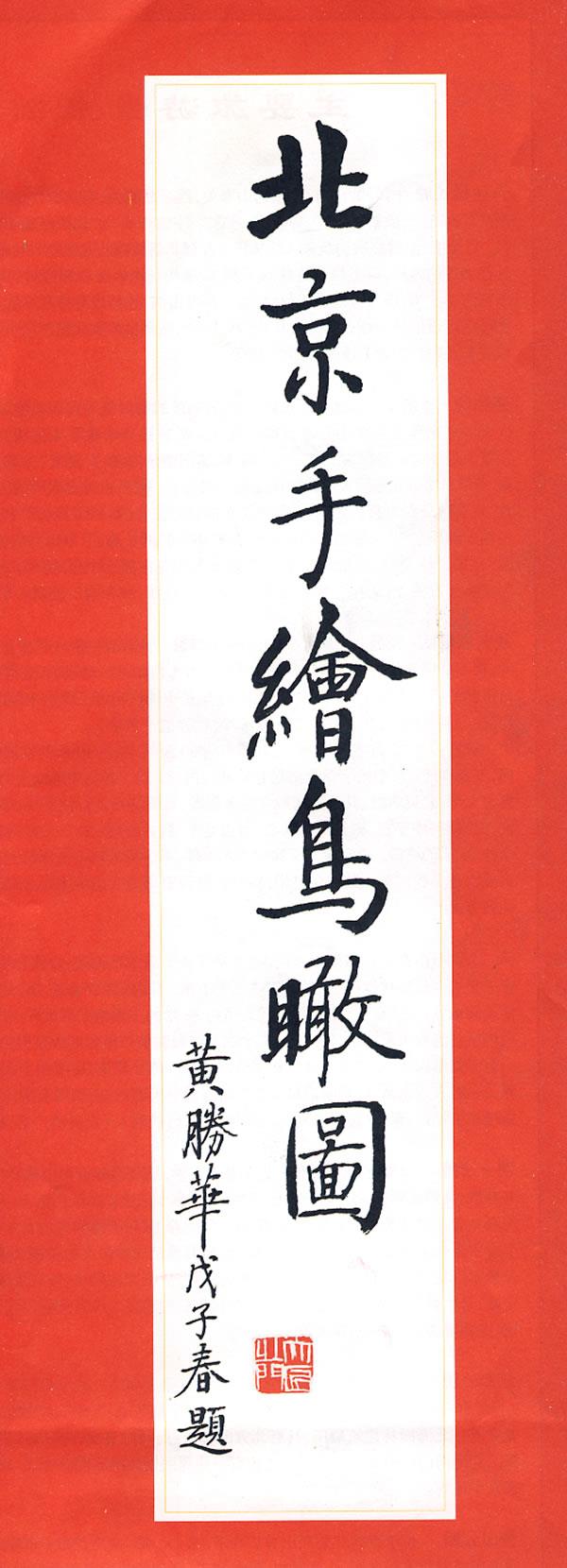 北京手绘鸟瞰图