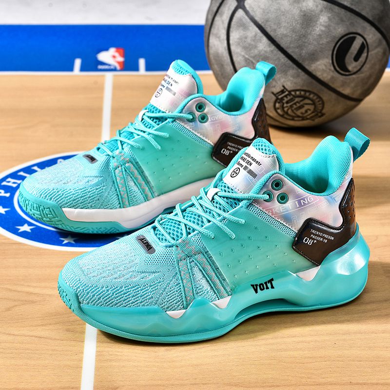 创京懿选apl弹簧鞋apl高弹实战篮球鞋利刃3个性粉色运动鞋男女飞织网