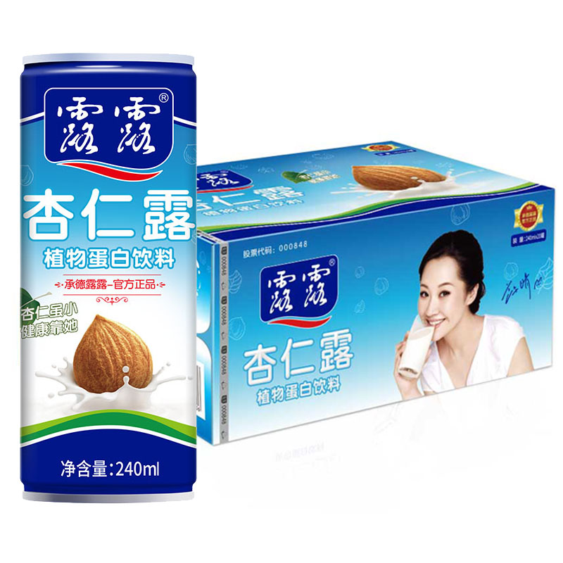 露露 经典款杏仁露240ml*20罐 标箱 植物蛋白饮料