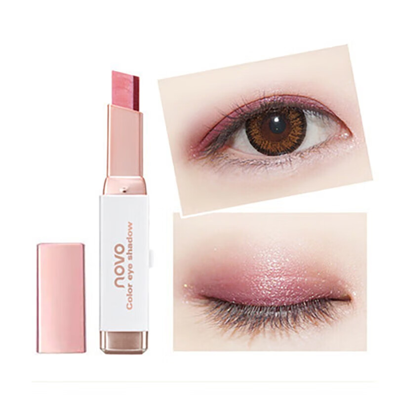 novo丝绒渐变双色眼影棒 01#桃花妆双色眼影棒 01#桃花妆双色眼影棒