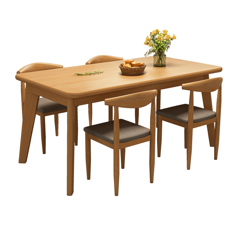 【品质卓越】邬木匠实木餐桌，120CM大小更适宜小户型家庭