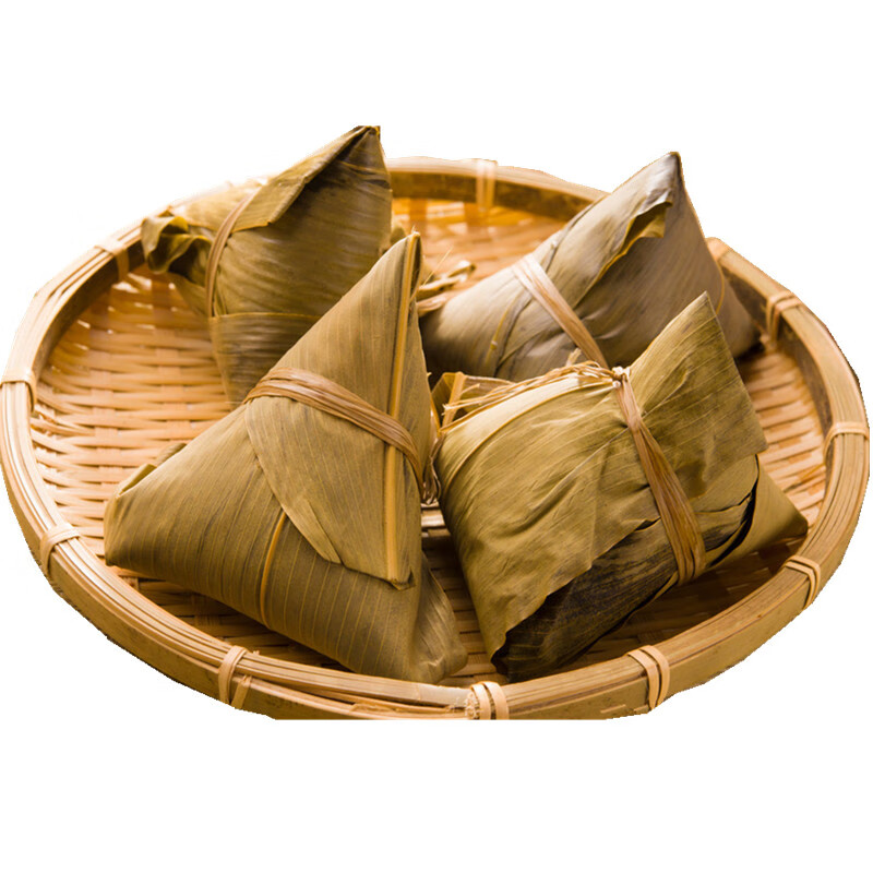 鲜有志桂林小吃端午小粽子农家手工现做五花新鲜肉粽十个装