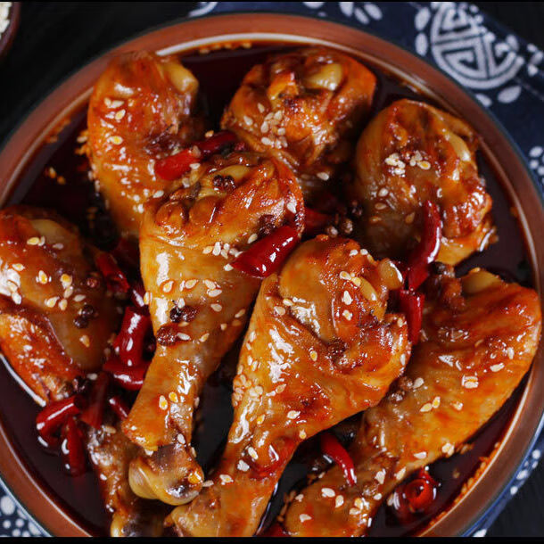 佰佳淇味麻辣鸡腿开袋即食零食四川特产小吃香辣熟食美味好吃的熟食