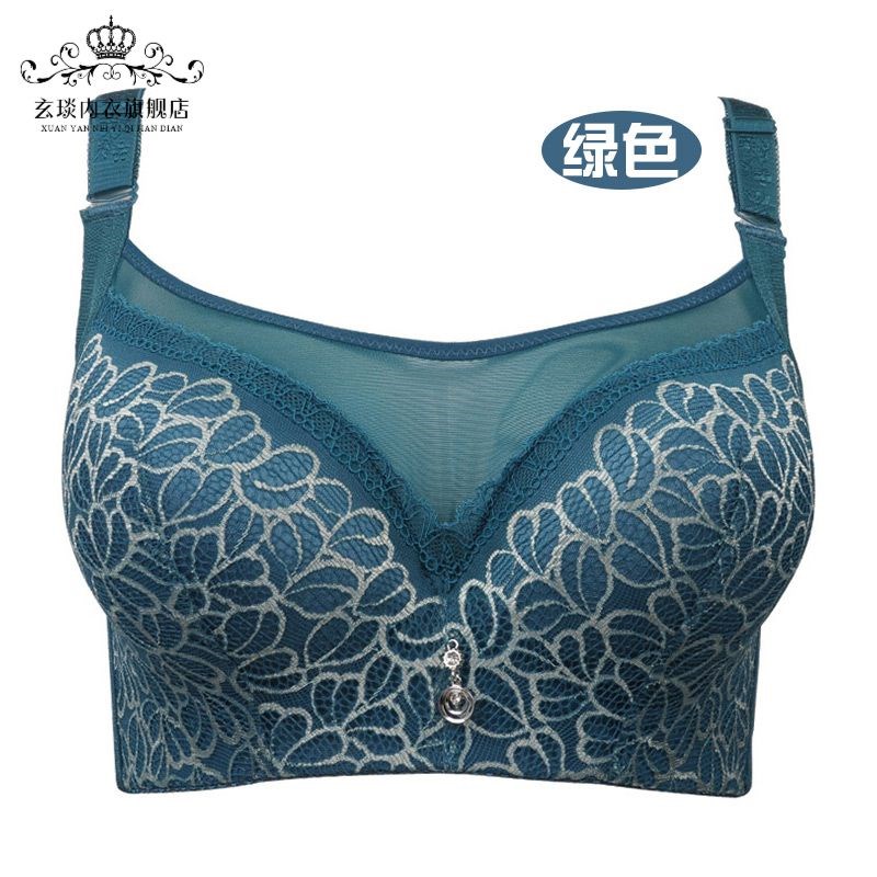 灿堂大码内衣女200斤大罩杯薄款文胸胖mm聚拢防下垂收副乳上托胸罩大