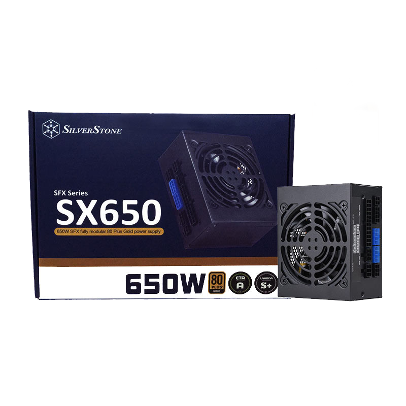 SILVER STONE 银欣 SFX系列 SX650-G 金牌（90%）全模组SFX电源 650W