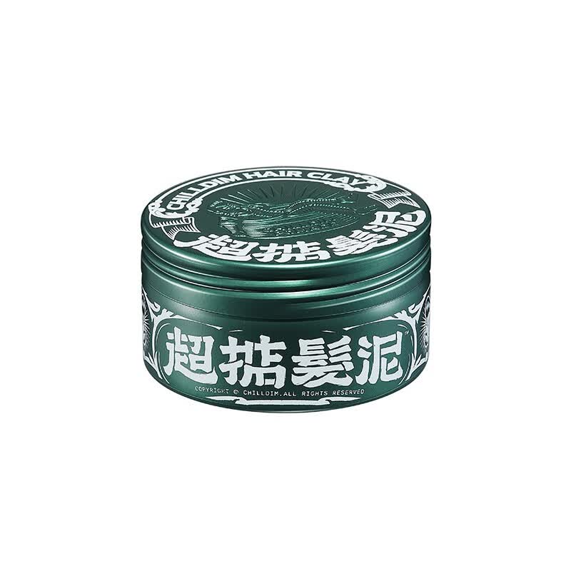 超掂(Chilldim)广府潮牌男士发泥发蜡发油发胶喷雾 定型造型自然 【店长推荐 绿罐发泥】118g