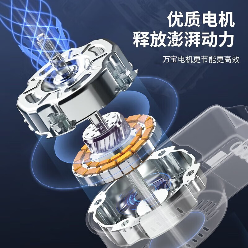 万宝电风扇台式趴地扇工业风扇强力趴地风扇商用地扇台地扇大功率除甲醛 【铜线电机】EF-50G 月光银(20寸)八档调速