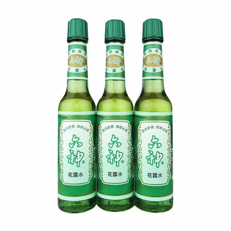 【国货经典】经典玻璃瓶花露水驱蚊止痒防蚊祛痱户外持久 195ml3瓶