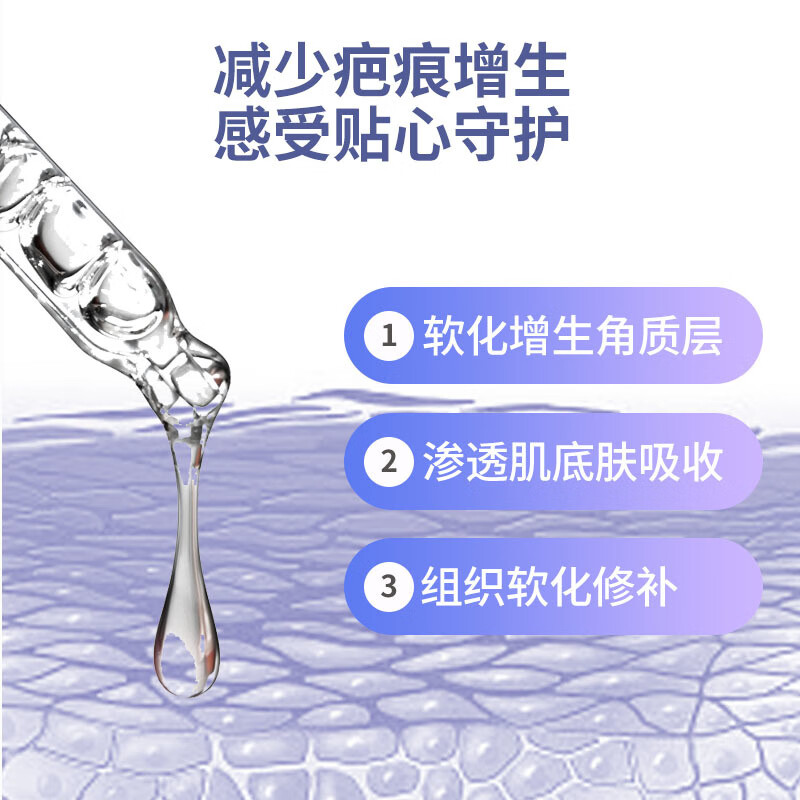 羚锐标准鲁熙硅酮疤痕凝胶膏无痕烫烧创伤剖腹产增生 硅酮 温和 人保承险 安全放 一支装 -18g- 新疤体验淡化