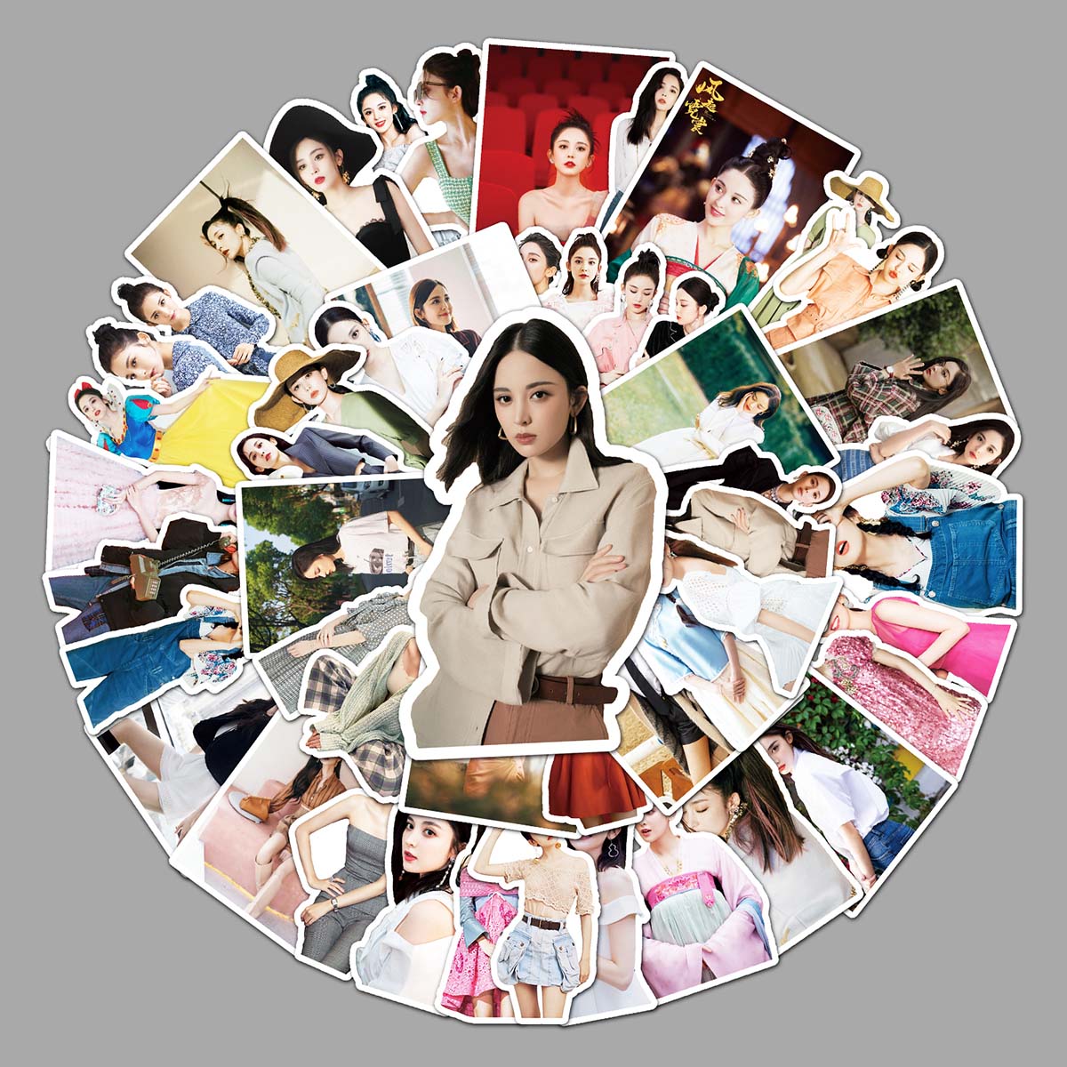 手帐美女写真 diy行李箱文具耳机平板电脑贴纸 卡哇伊创意明星周边