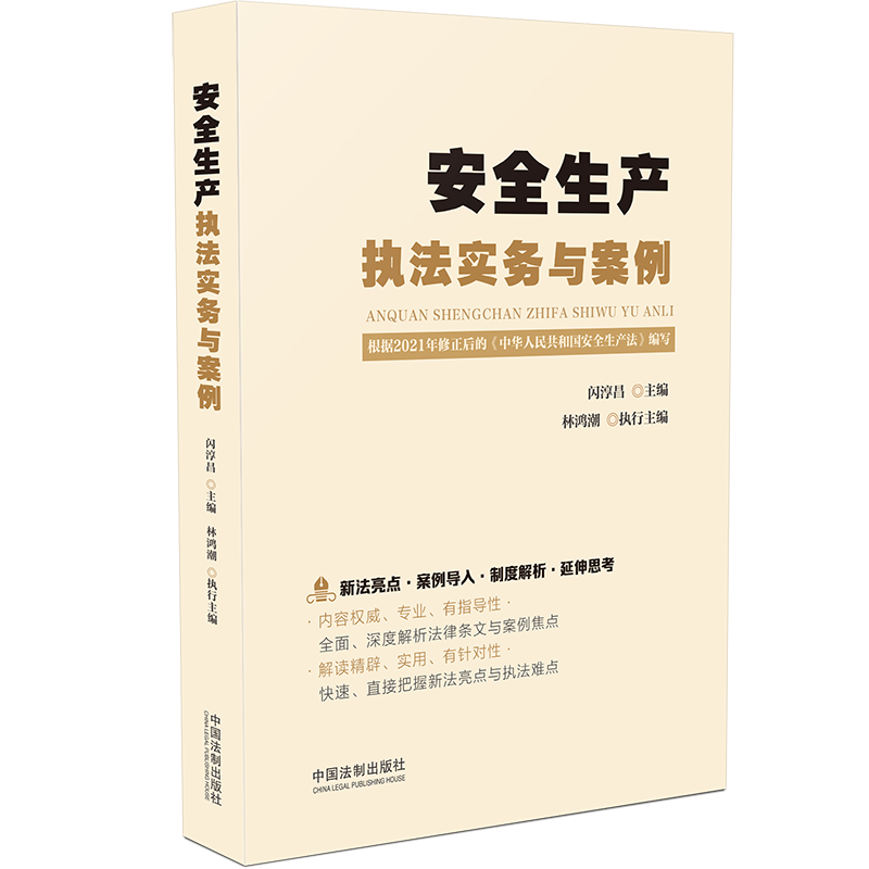 安全生产执法实务与案例 2021新书 全面 深度解析法律条文 实务案例 指引执法实践