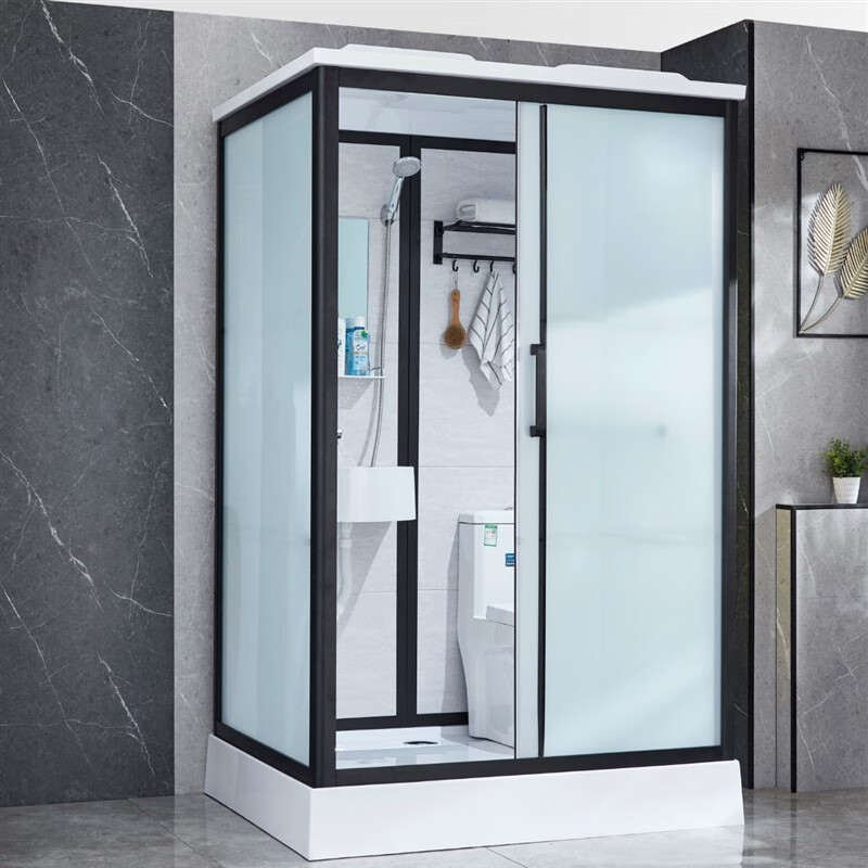 诺都旅一体式淋浴房整体卫生间农村宾馆简易浴室马桶集成卫浴洗澡间