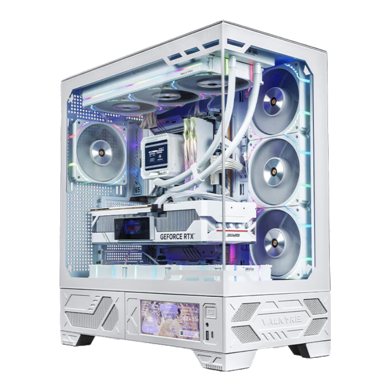 �߶����VALKYRIE��VK03 WHITE ��ɫ ATX ��Ϸ����̨ʽ���� ֧��360ˮ�� 6.2�������� 270�㺣���� 424Ԫ