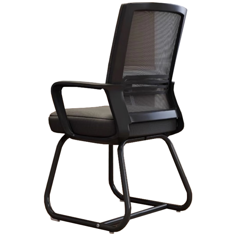 中伟（ZHONGWEI）办公椅电脑椅弓形会议椅员工椅子 家用学习椅网布椅乳胶款-升级款