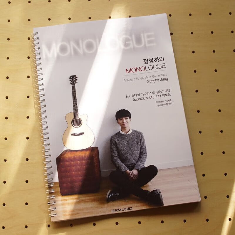 郑成河 monologue专辑彩页民谣指弹吉他谱六线谱乐谱教材教程音频