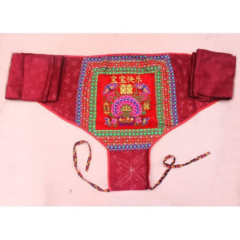 创京懿选婴儿背带广西传统老式土背带广西壮族婴儿背带老式传统土背巾