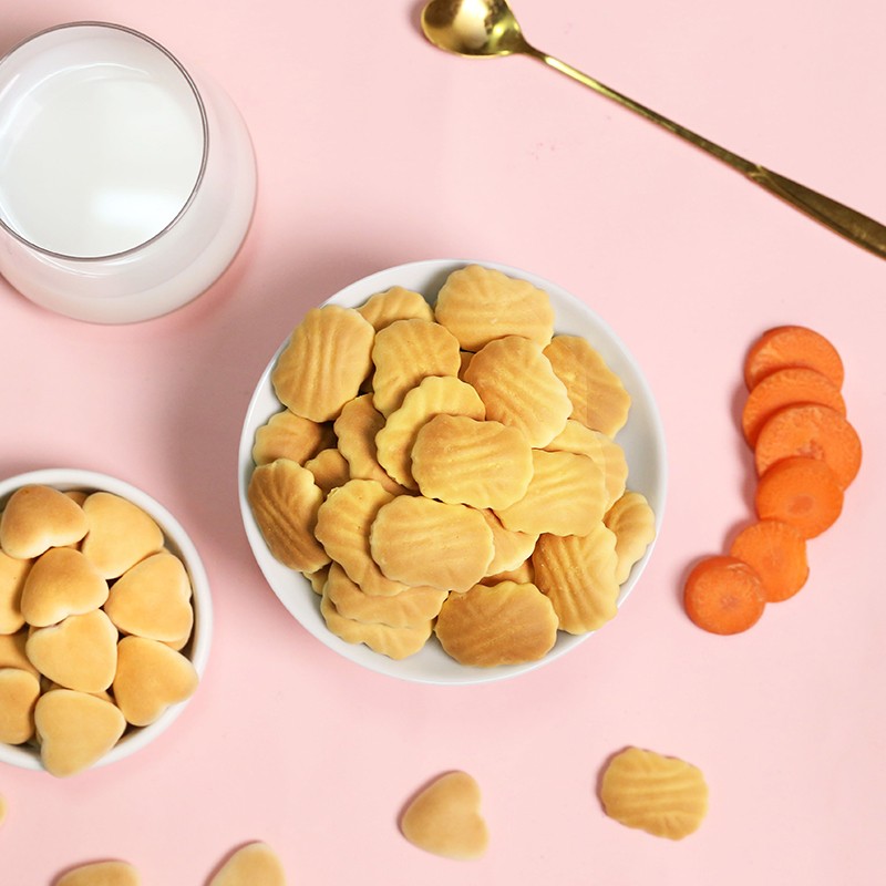 婴儿乐 牛奶饼干320g 儿童零食 早餐饼干 老年人食品 小吃零食 牛奶加