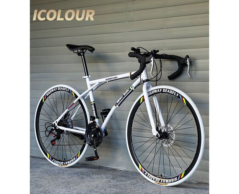 创京懿选碳素公路自行车款式赛车死飞变速实心胎活飞