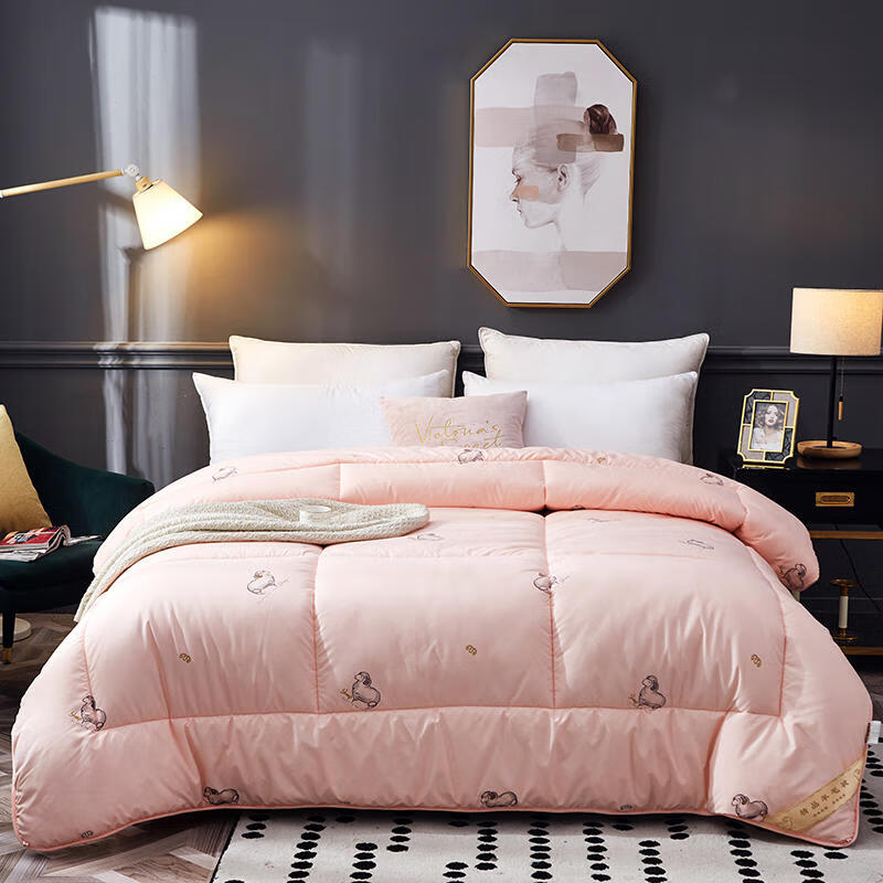 遠(yuǎn)夢(mèng)羊毛被澳洲純羊毛冬被芯加厚春秋季學(xué)生棉被保暖10斤被子 玉色羊毛被 180x220cm6斤/春秋被