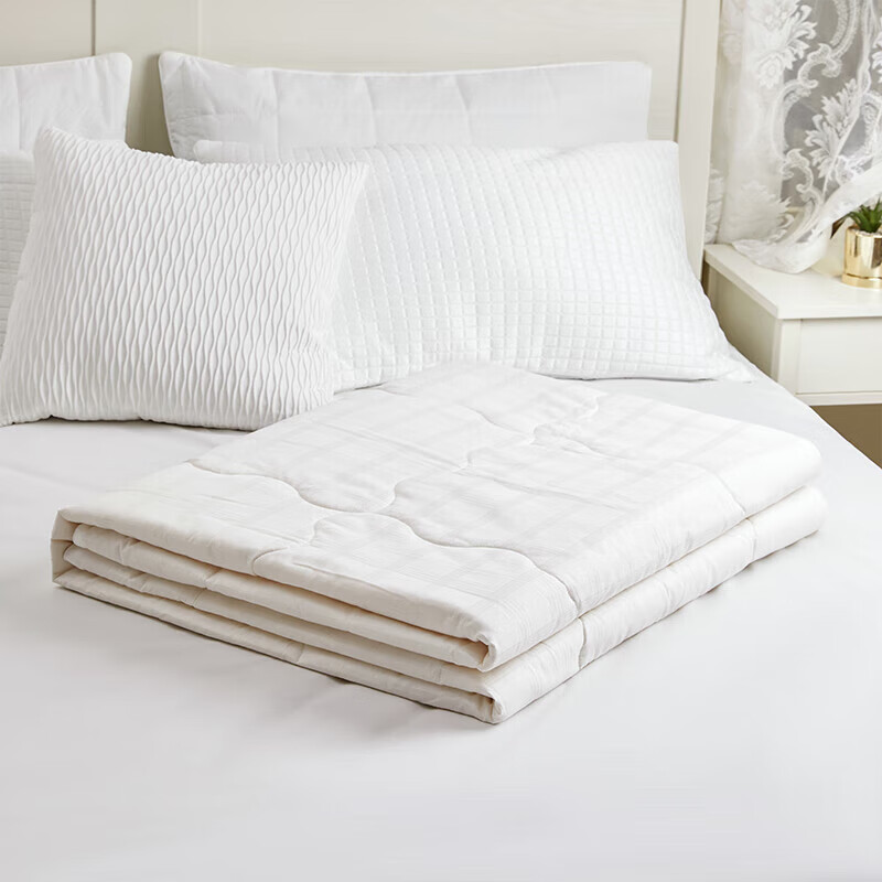 梦洁家纺大豆纤维被子空调被夏季夏凉被芯 双人抗菌夏被薄被子200×230cm