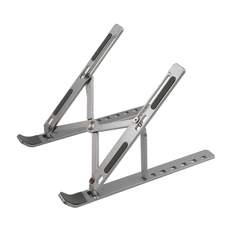 倍方 笔记本支架 电脑可调升降笔记本散热器 折叠便携电脑支架置物架 笔记本增高托架铝合金34795