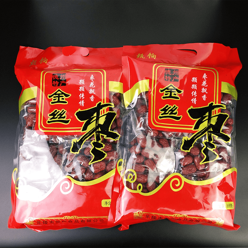 5折 金丝小枣 888g×2袋 山东德州特产乐陵丝小枣 煲汤煮粥红枣 泡水