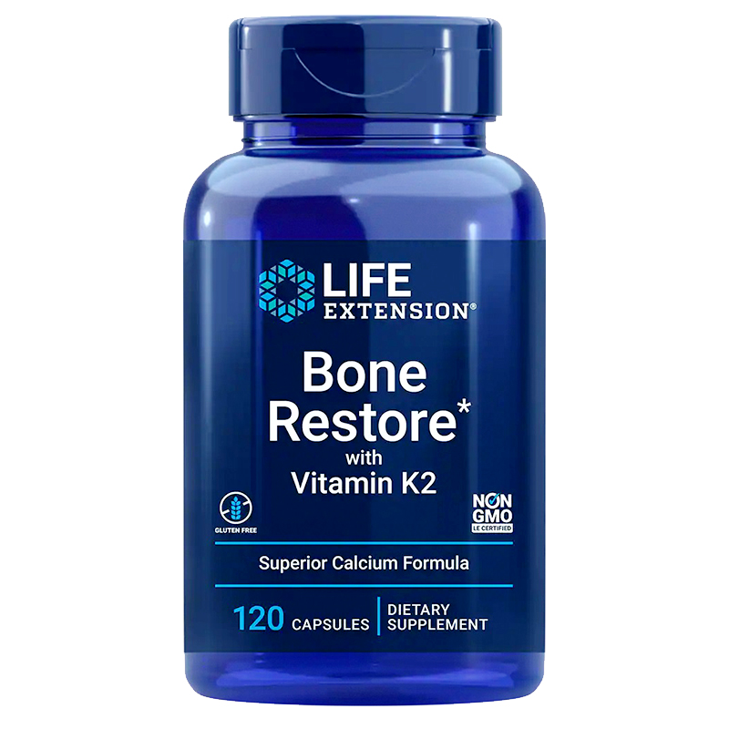美国直邮life extension bone restore钙镁锌硅骨骼健康密度原装 骼