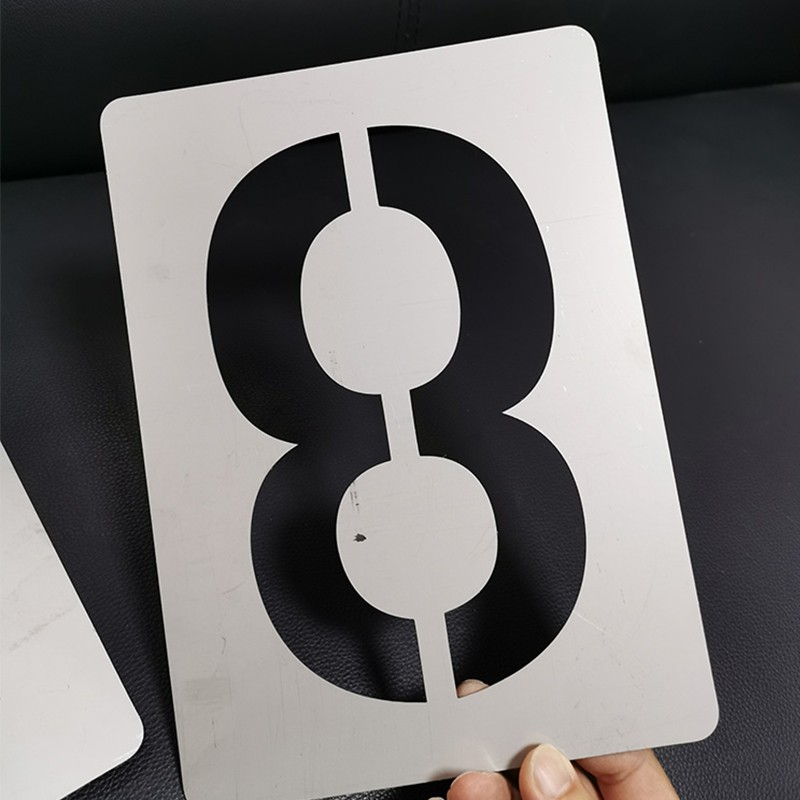 藏狐 镂空喷漆模板 字体牌刻漏字模具喷漆abs板镀锌板可定制