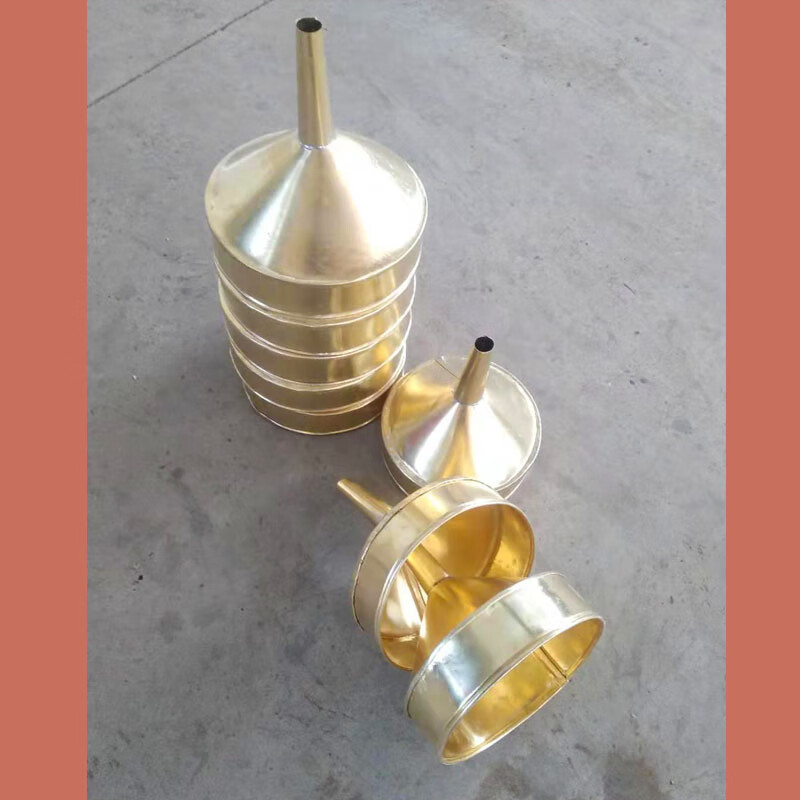 战舵(zhanduo)防爆油漏子,铜漏子,油漏斗,铜漏斗 油漏子 漏斗 手工版