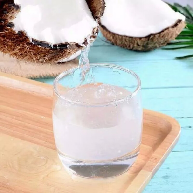 【精选】海南老椰子特产新鲜毛椰子去皮椰子原味煲汤椰奶天然水果 2个装加吸管开孔器刨肉器 400克(每个)