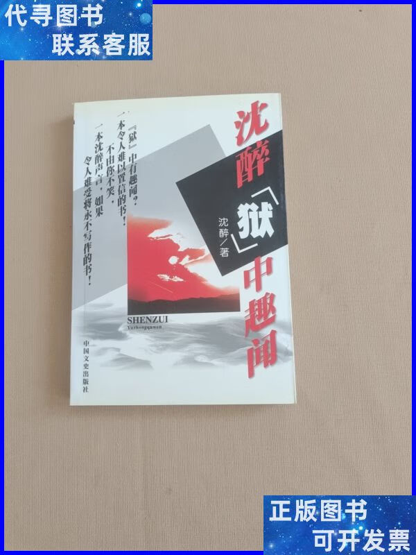 沈醉狱中趣闻 中国文史出版社二手书