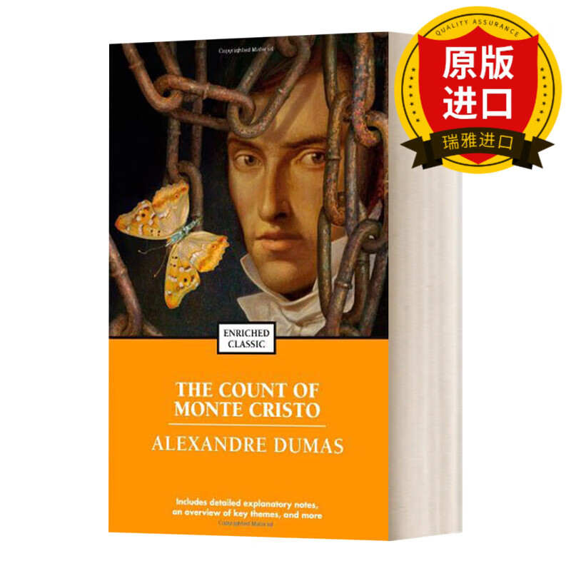 英文原版 小说 the count of monte cristo 基督山伯爵 enriched
